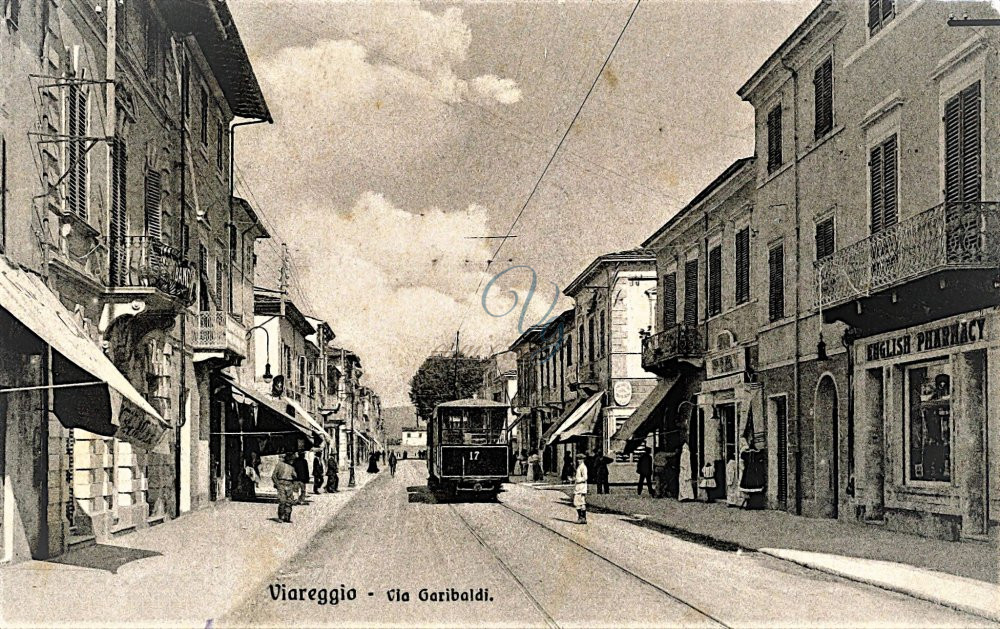 Via Garibaldi Viareggio Anno 1910