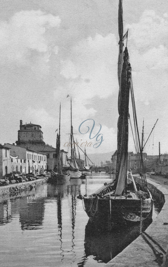 Canale Burlamacca Viareggio Anno 1912