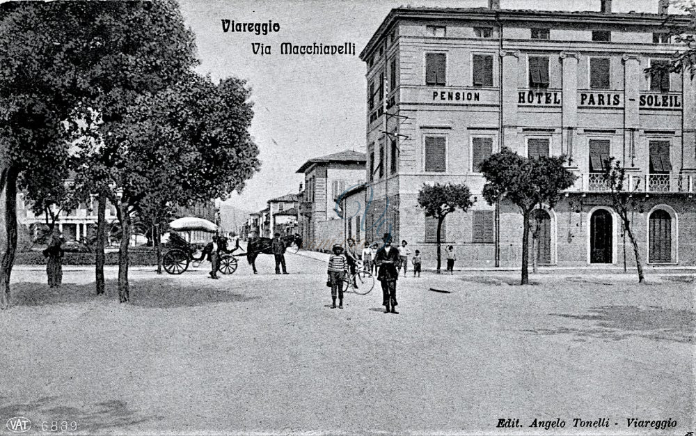 via Macchiavelli Viareggio Anno 1912