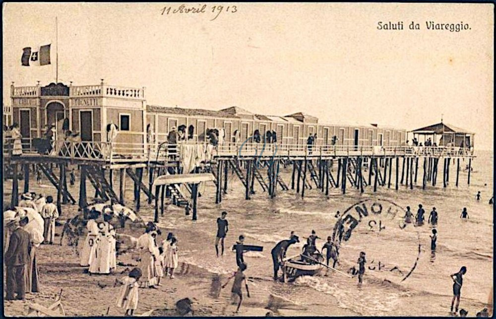 Bagno Tognetti Viareggio Anno 1913