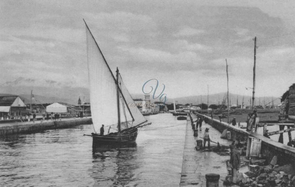 Canale Burlamacca Viareggio Anno 1913