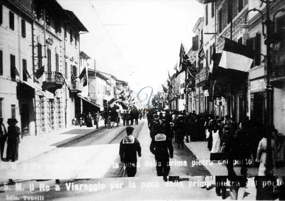 Costruzione del Porto Viareggio Anno 1913