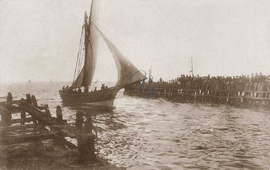 Molo in legno Viareggio Anno 1913