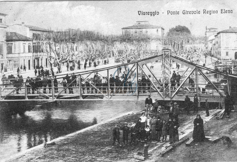 Ponte girevole Viareggio Anno 1914