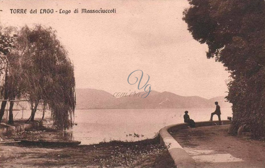 Lago di Massaciuccoli Viareggio Anno 1915