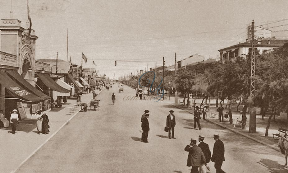 Viale Ettore Muti Viareggio Anno 1915