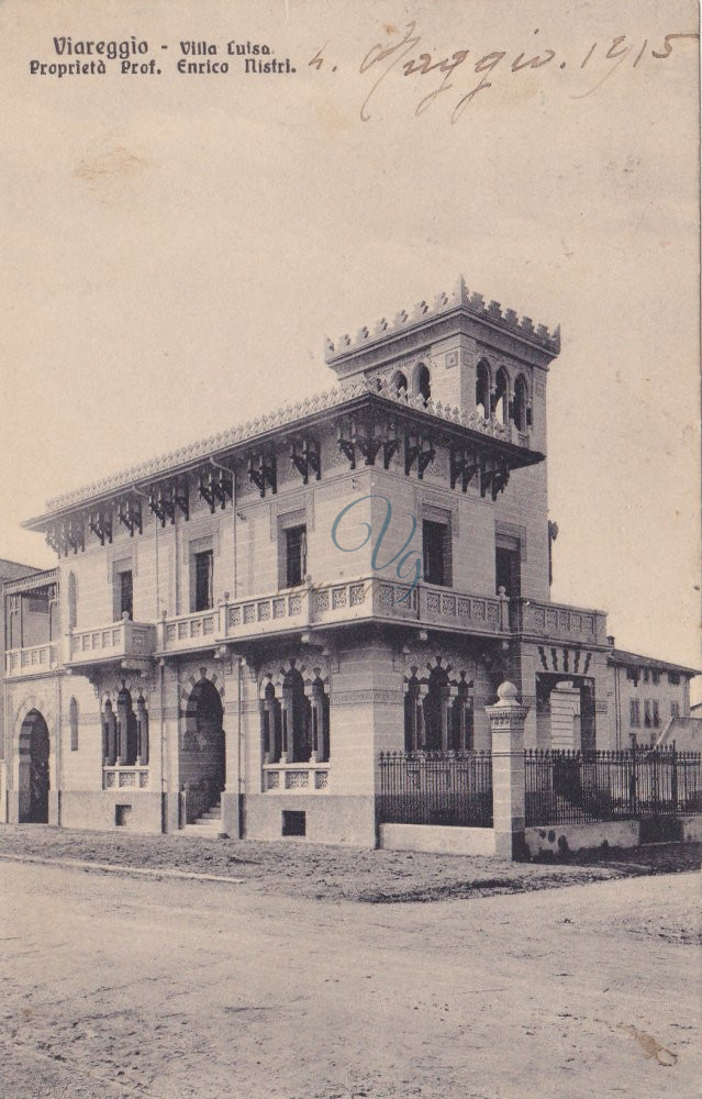 Villa Luisa Viareggio Anno 1915