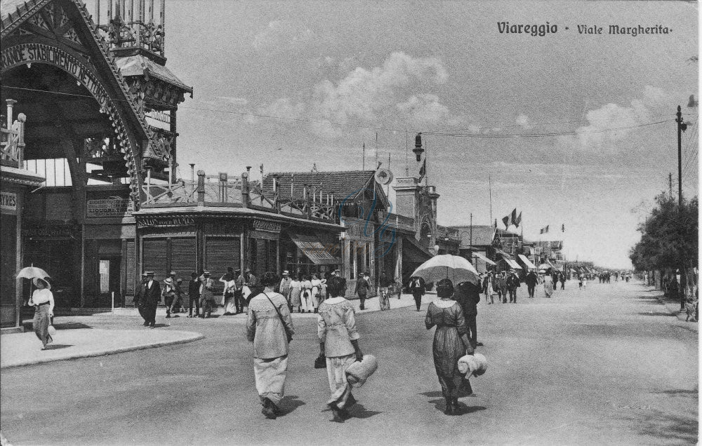 Passeggiata Margherita Viareggio Anno 1916