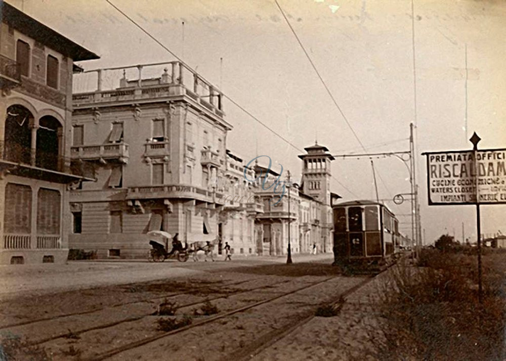 Arriva il Tram Viareggio Anno 1917