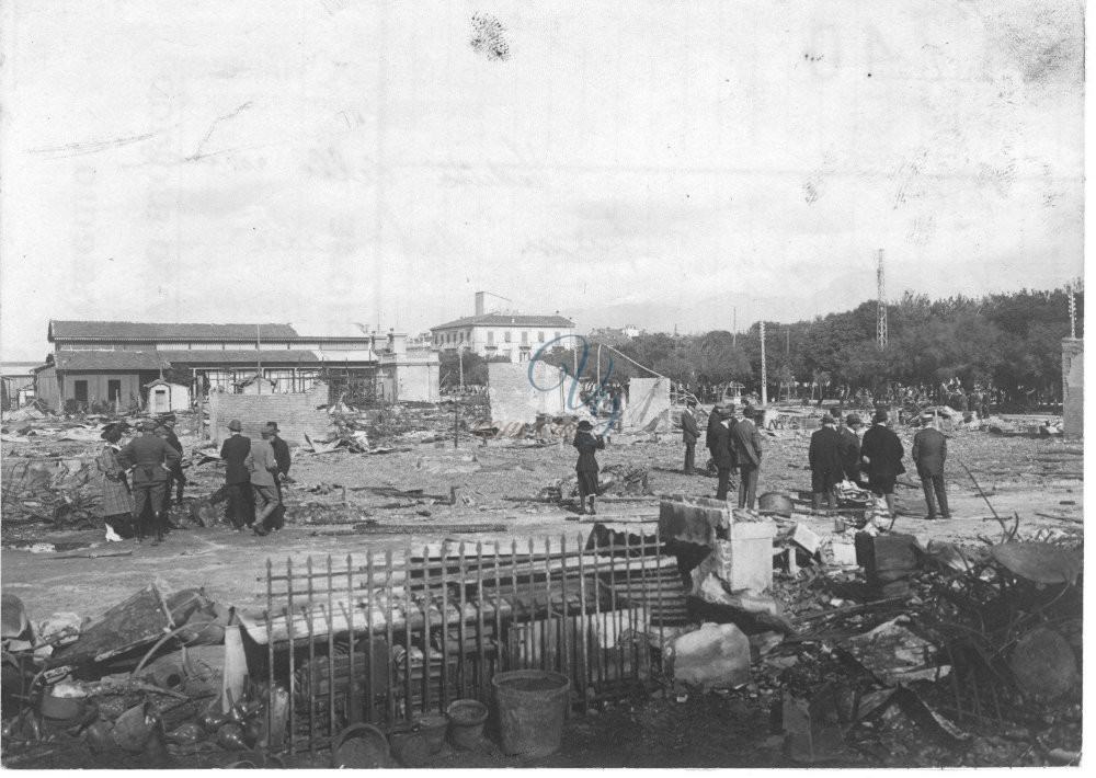 Incendio della Passeggiata Viareggio Anno 1917