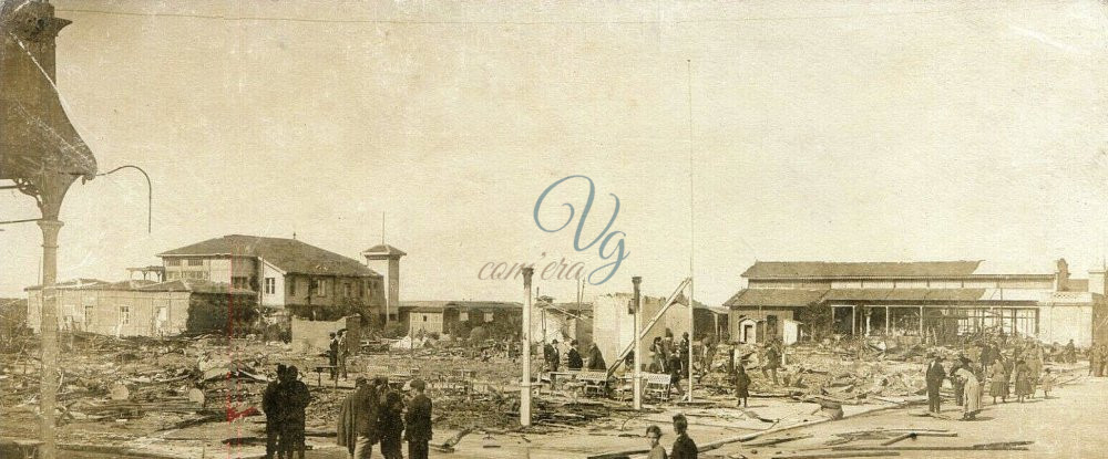 Rogo della Passeggiata Viareggio Anno 1917