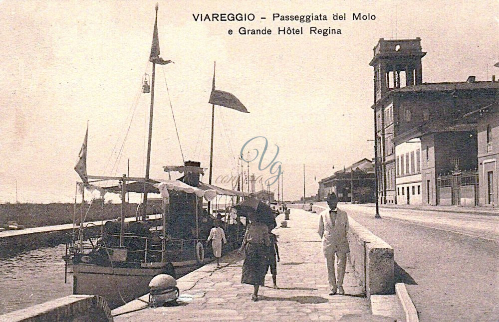 Passeggiata del Molo Viareggio Anno 1918
