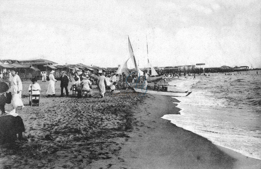 Spiaggia Viareggio Anno 1918