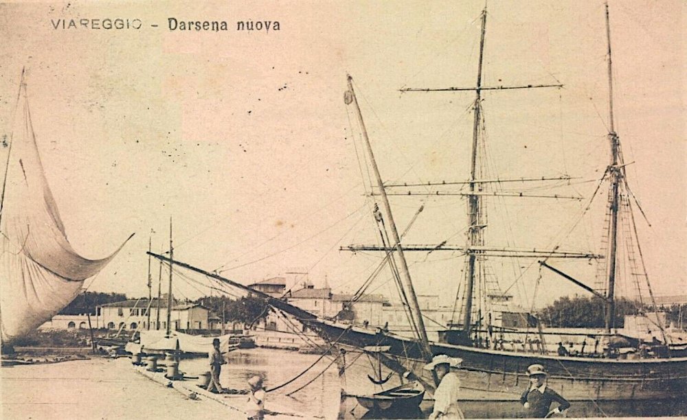 Darsena nuova Viareggio Anno 1919