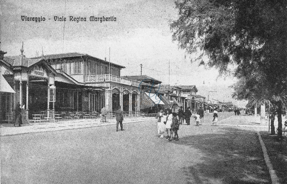 Viale Regina Margherita Viareggio Anno 1919