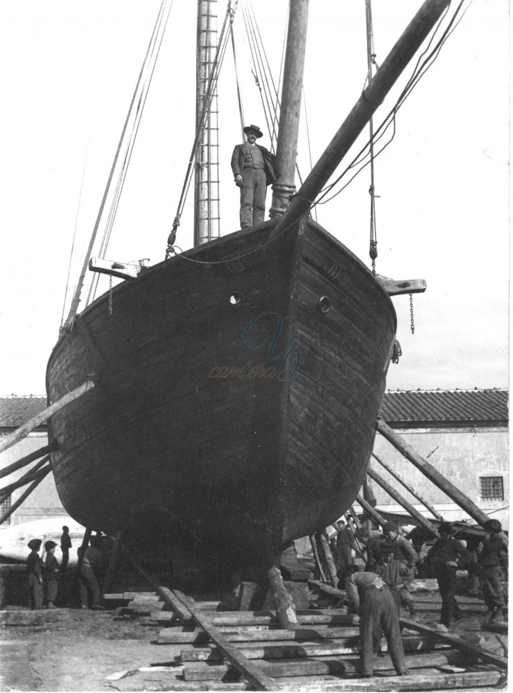 Cantieri in Darsena Viareggio Anni '20