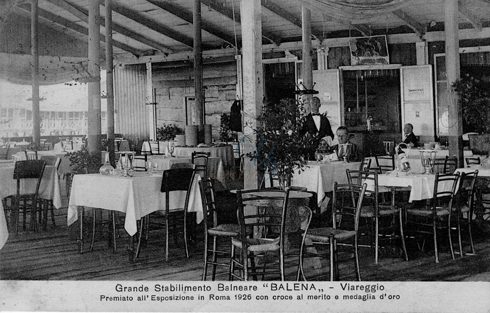 Grande Stabilimento Balneare Balena Viareggio Anni '20