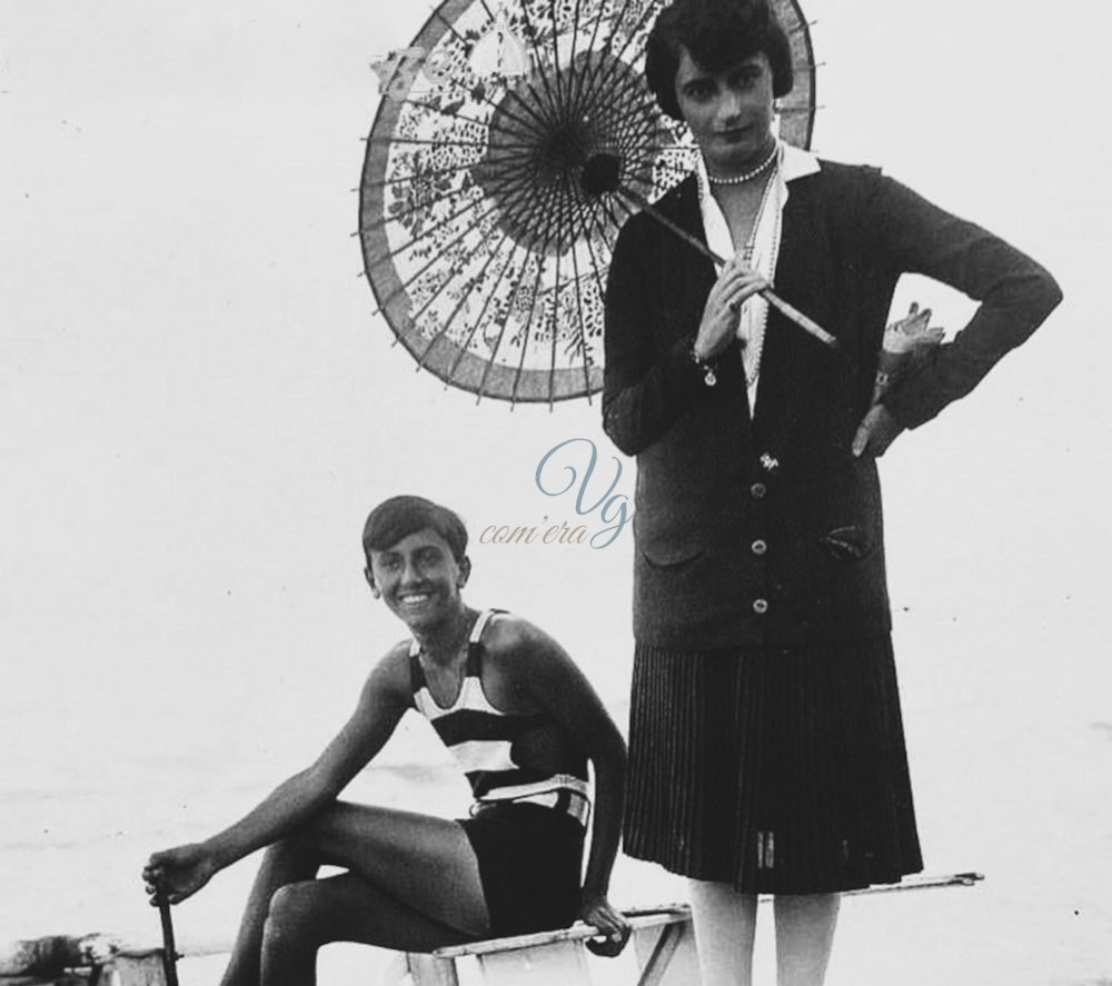In spiaggia Viareggio Anni '20