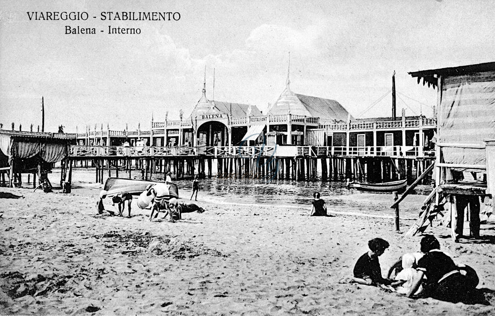 Interno stabilimento Balena Viareggio Anni '20