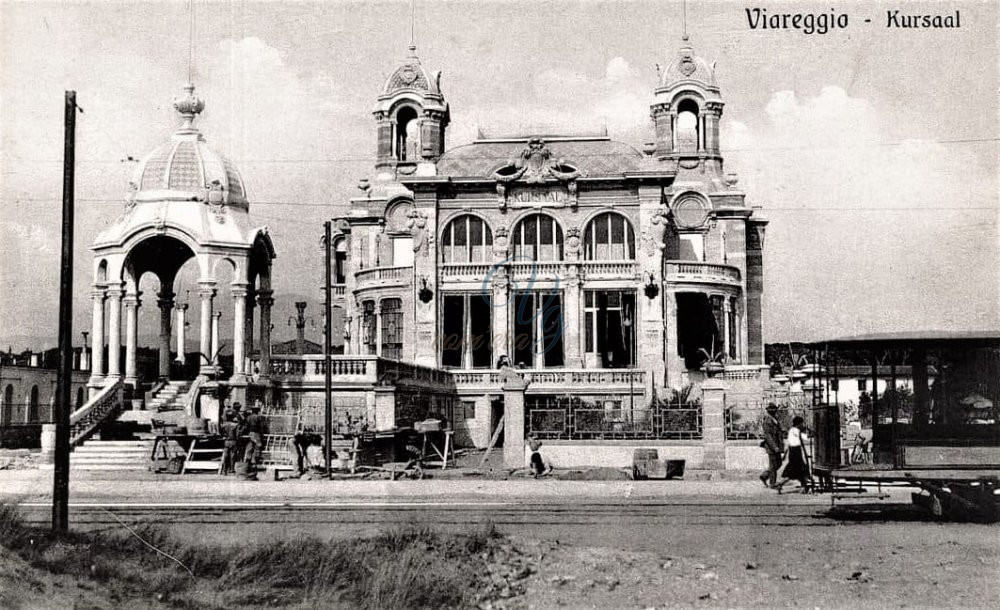 Kursaal in ristrutturazione Viareggio Anni '20
