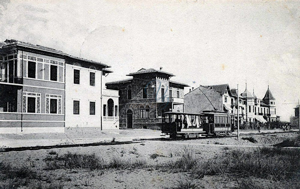 Passaggio del Tram Viareggio Anni '20
