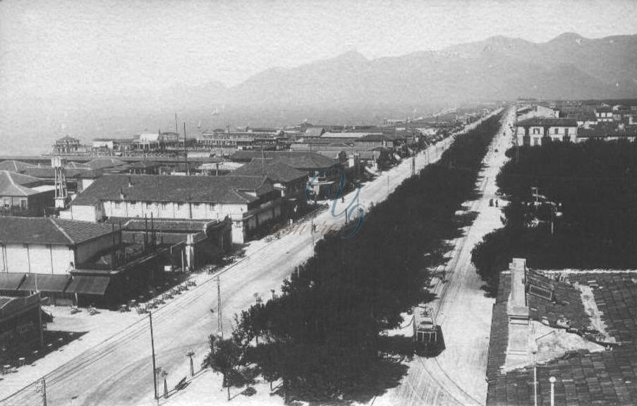 Passeggiata e viali a mare Viareggio Anni '20