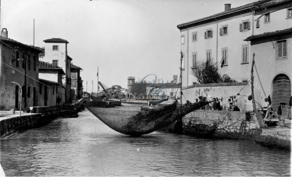 Pesca nel Burlamacca Viareggio Anni '20