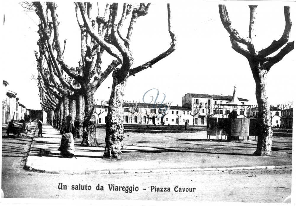 Piazza Cavour Viareggio Anni '20