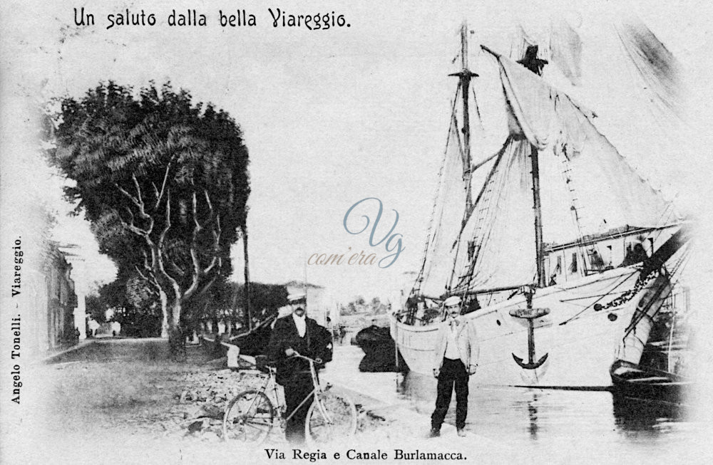 Piazza Manzoni Viareggio Anno 1920