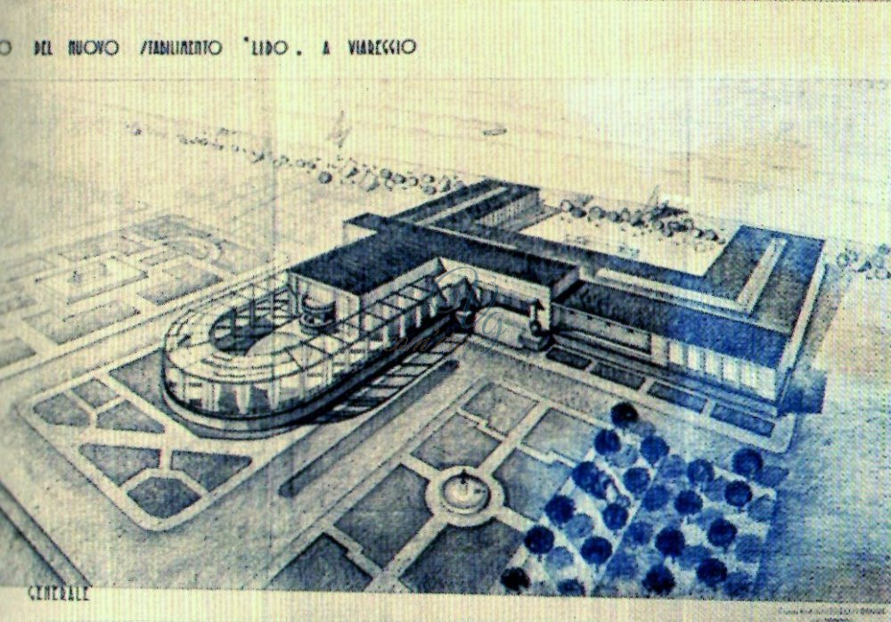 Progetto bagno Lido Viareggio Anni '20