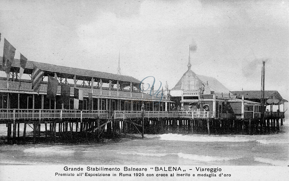 Stabilimento balneare Balena Viareggio Anni '20