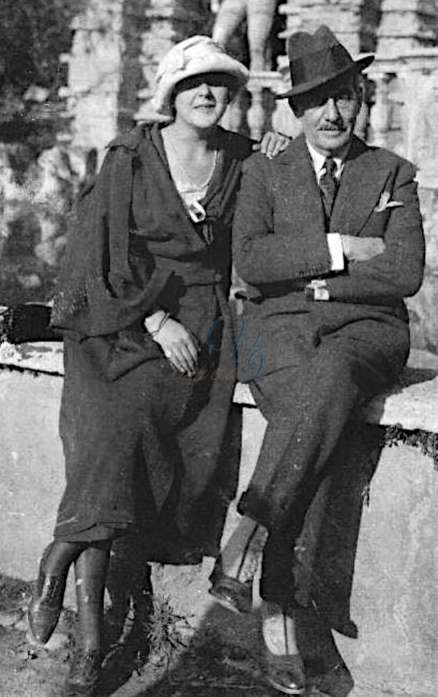 Puccini con Rose Ader Viareggio Anno 1921