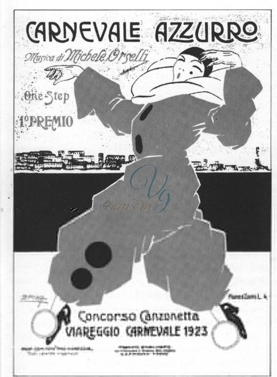 Carnevale Azzurro Viareggio Anno 1923