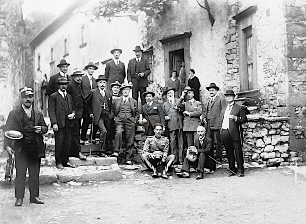 Puccini con amici Viareggio Anno 1924
