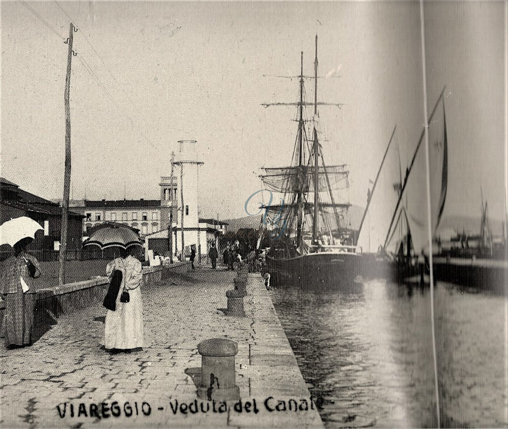 Veduta del Canale Viareggio Anno 1925
