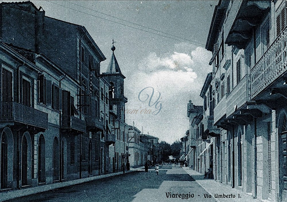 Via Umberto I Viareggio Anno 1926