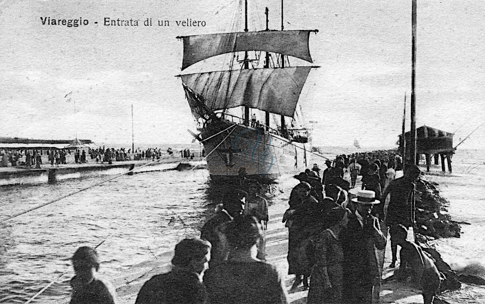 Entrata di un Veliero Viareggio Anno 1928