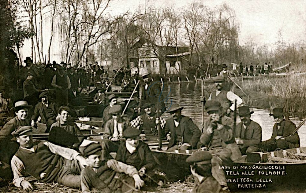 Tela alle folaghe Viareggio Anno 1928