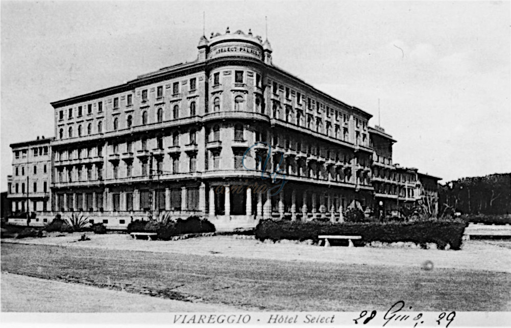 Select Palace Hotel Viareggio Anno 1929