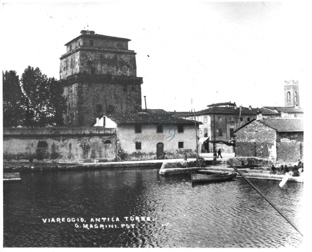 Darsena e antica Torre Viareggio Anni '30