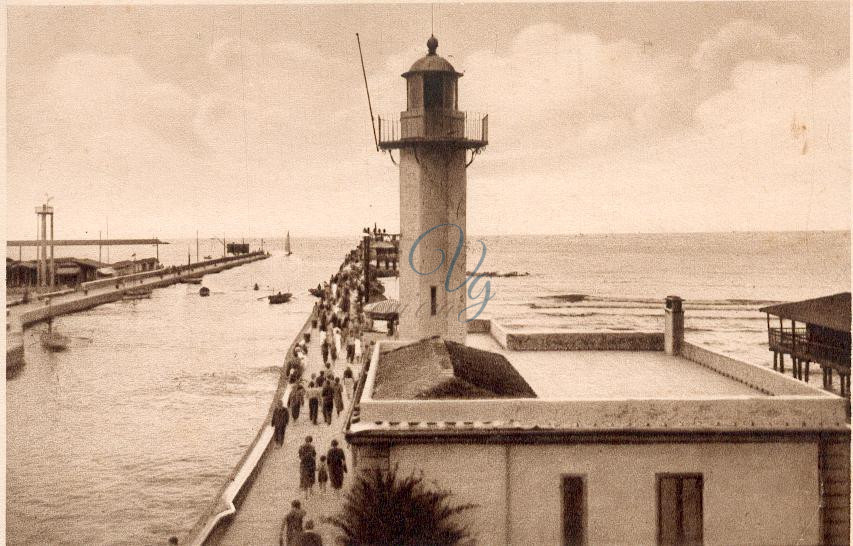 Faro sul molo Viareggio Anni '30