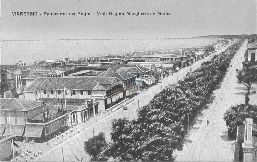 Panorama Passeggiata Viareggio Anni '30
