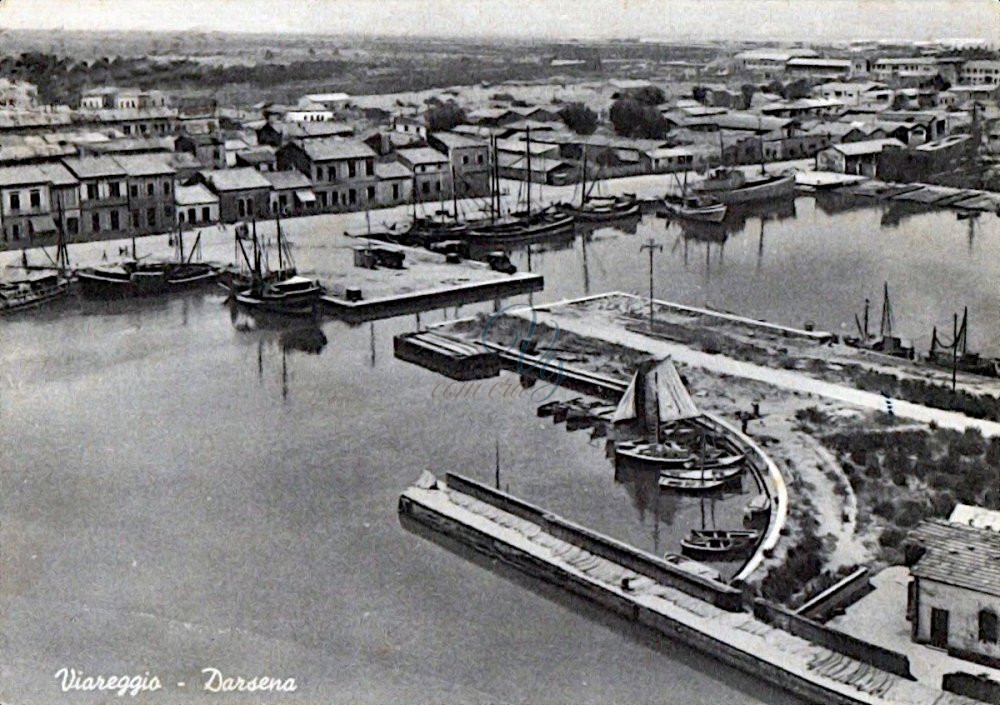 Panoramica Darsena Viareggio Anni '30