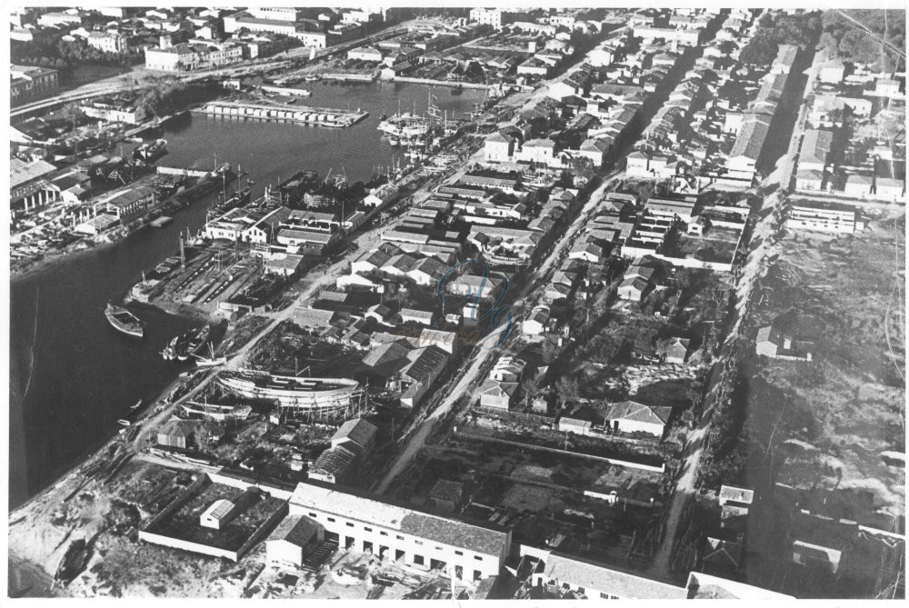 Panoramica sulla Darsena Viareggio Anni '30