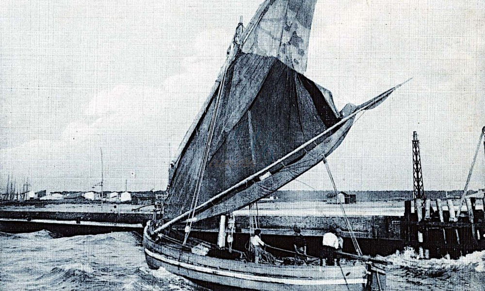 Rientro dalla pesca Viareggio Anni '30