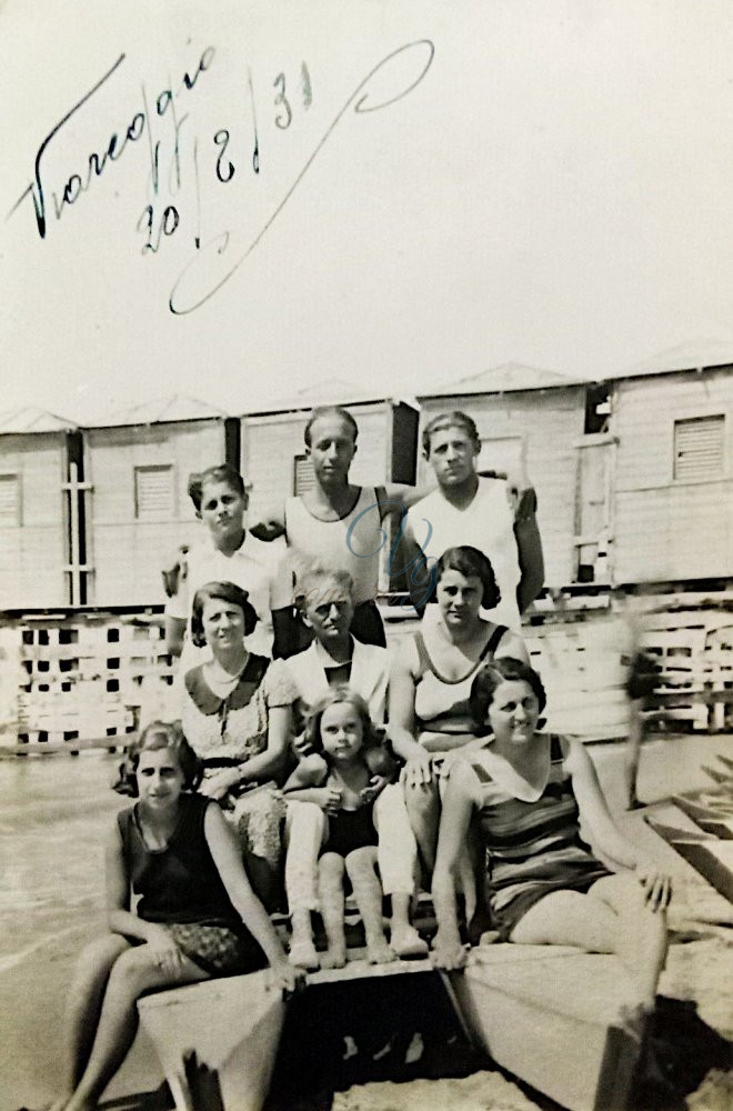 Bagnanti Viareggio Anno 1931