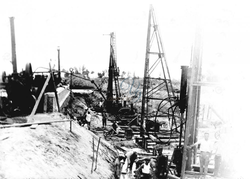 Costruzione dell’idrovora Viareggio Anno 1932
