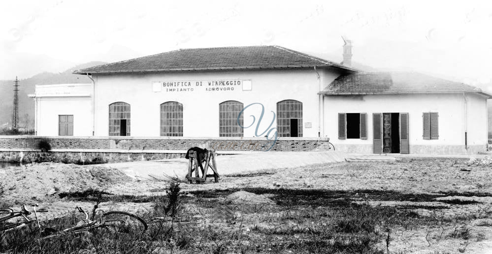 Costruzione dell’impianto idrovoro Viareggio Anno 1932