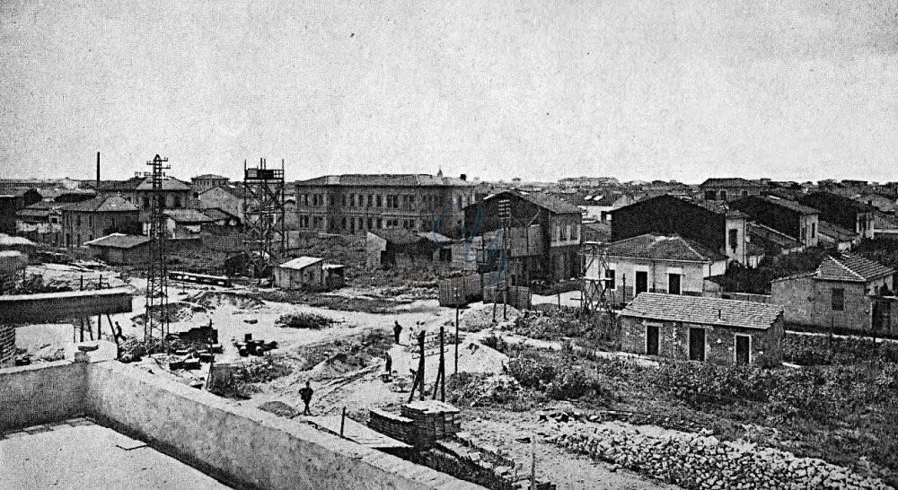 Costruzione nuova stazione ferroviaria Viareggio Anno 1934