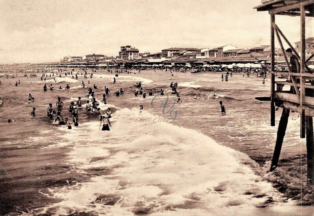 Vita da Spiaggia Viareggio Anno 1934